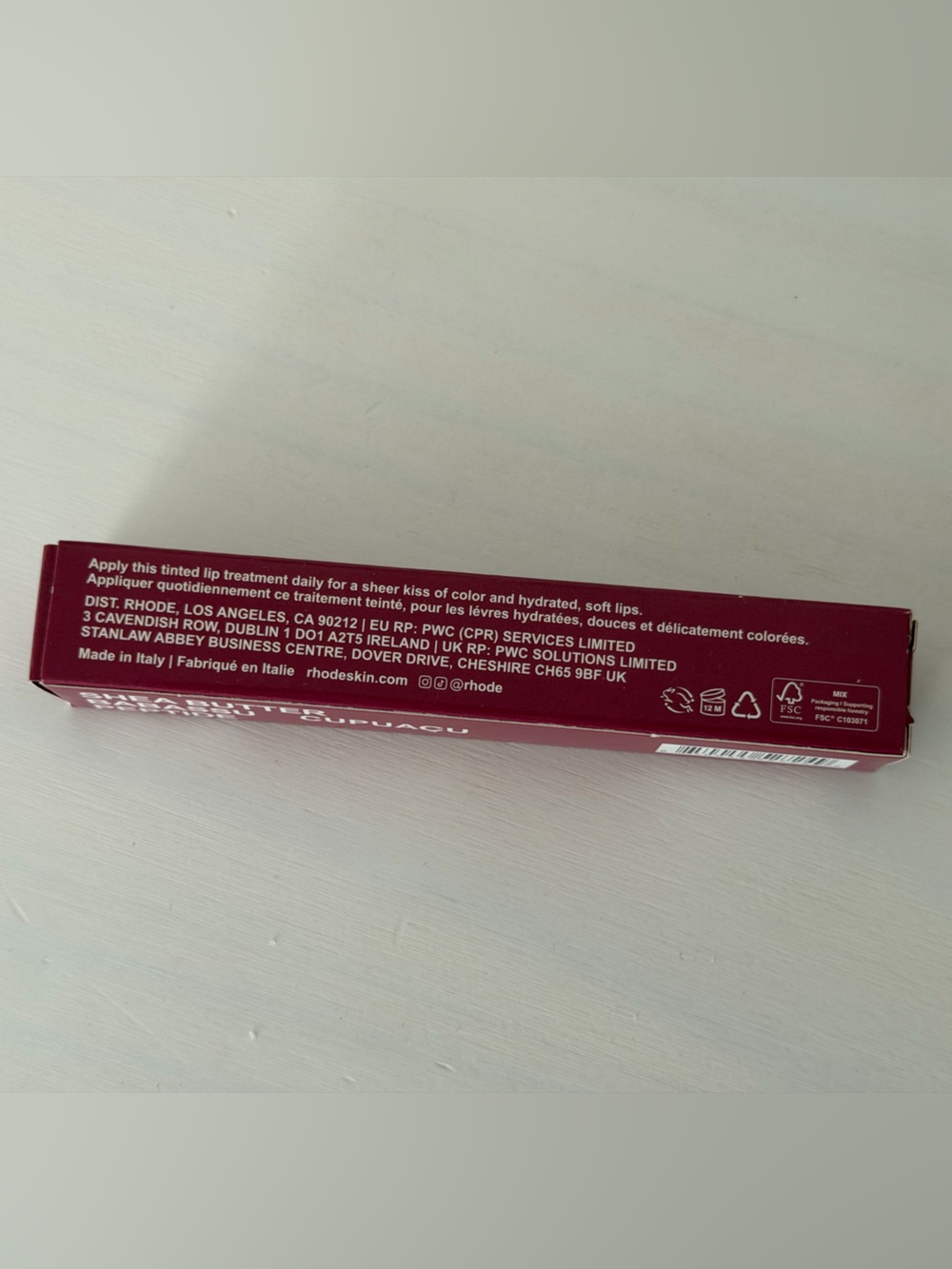 RHODE Peptide Lip Tint — Raspberry Jelly - Picture 2 of 5